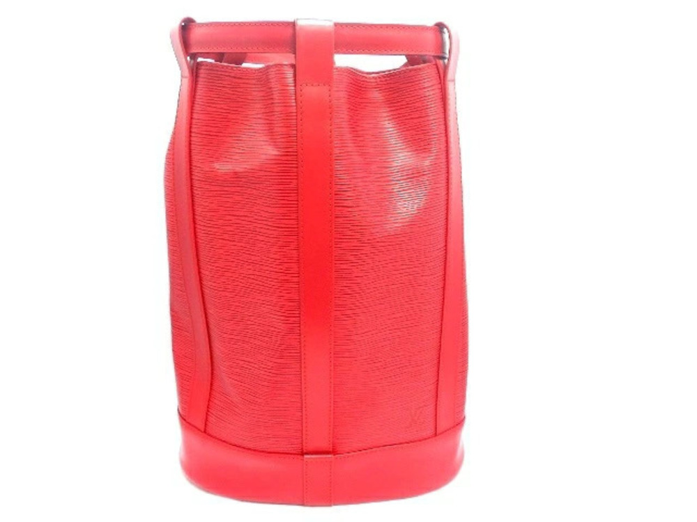 LOUIS VUITTON Shoulder Bag Randonee Epi Castilian Red